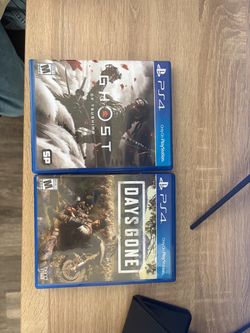 Days Gone Ghost of Tsushima PS4