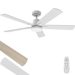 New in the box 52 inch Ceiling Fan with Light and Remote