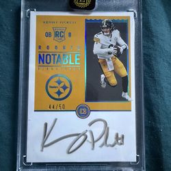 Kenny Pickett rookie auto nfl card