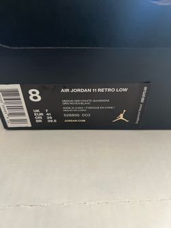 Air Jordan 11 Retro Low. Size 8 “Cool Grey”