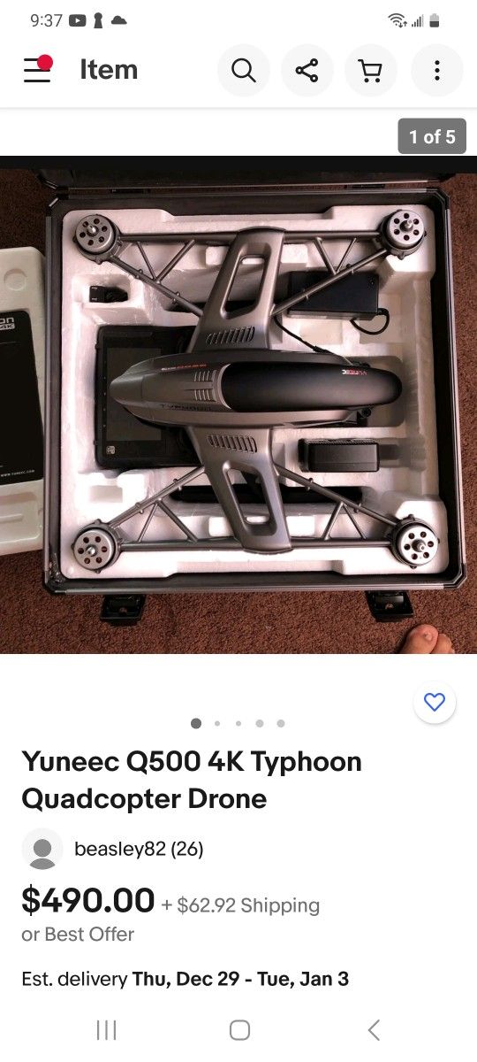 Yuneec Typhoon Q500 4k Drone