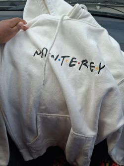 White Monterey hoodie