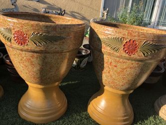 Clay pots