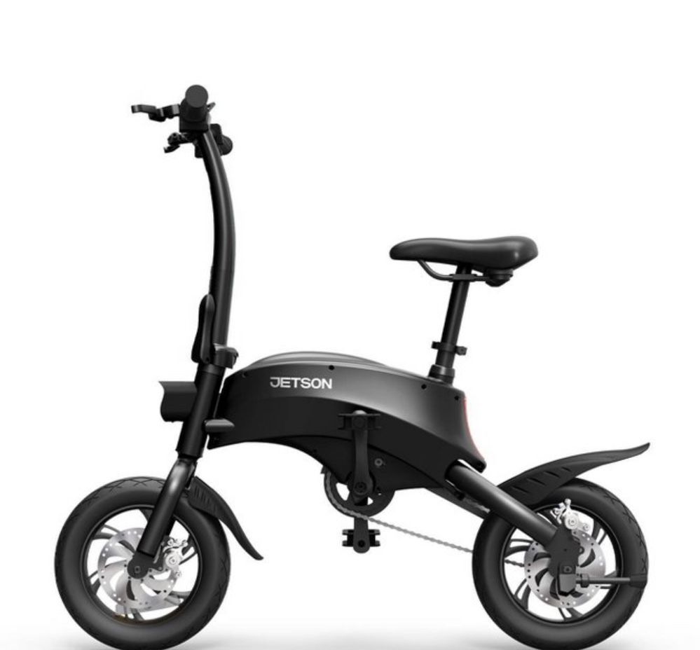 Jetson Axle 12" Foldable Step Over Electric Bike - Black