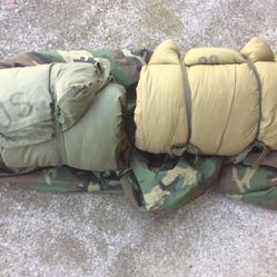 2 Army Sleeping Bags