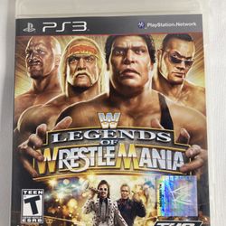 PS3 WWE Legends Of WrestleMania CIB