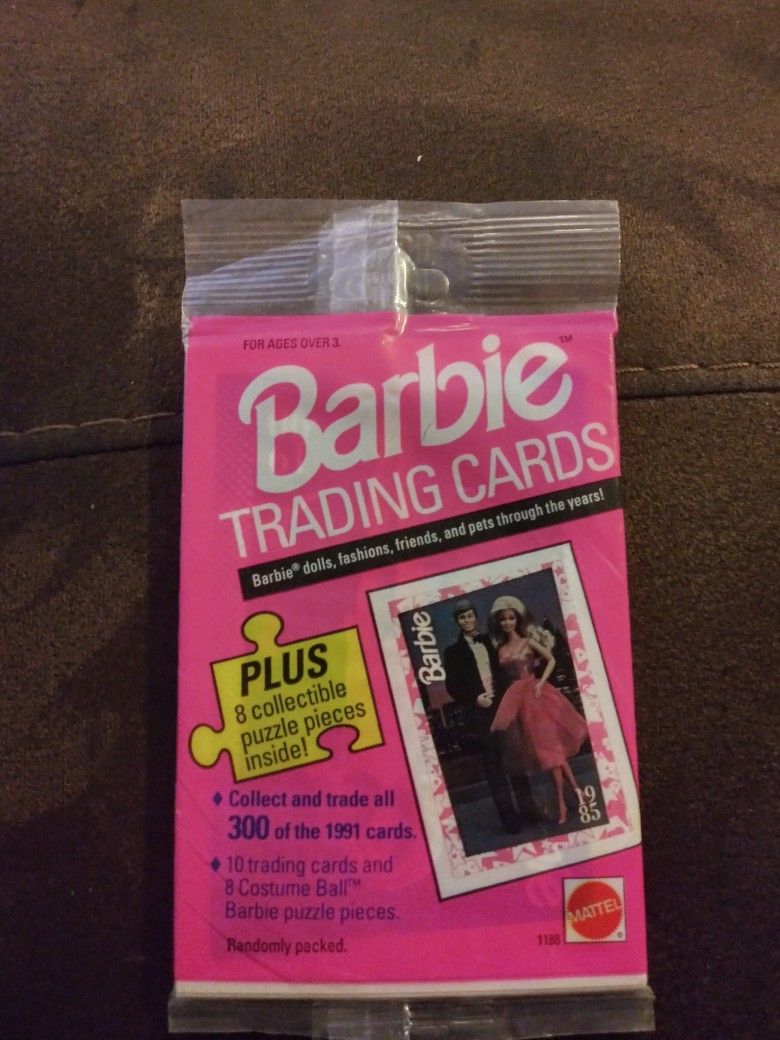 91 Barbie Trading Cards Never Opened