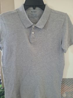 Boys grey polo shirt