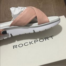Rockport Women's Blush Cream Sandals Size 7