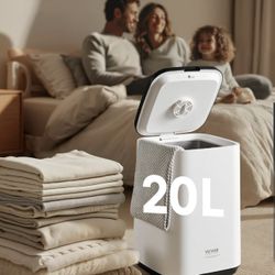 VEVOR Towel Warmers for Bathroom, Towel Warmer Bucket with Child Lock & High-Temp Indicator & 24H Delay Timer & Auto Shut Off Fits up to 4 Oversized T