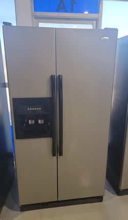 Whirlpool Side-by-Side Stainless Steel Refrigerator Fridge
