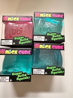 Nee Doh Nice Cube Squish Toys – Set of 4