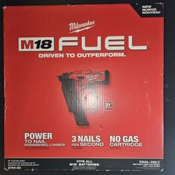 Milwaukee
M18 FUEL 3-1/2 in. 18-Volt 21-Degree Lithium-Ion Brushless Cordless Framing Nailer (Tool-Only)