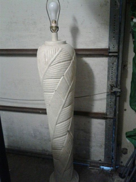 Almost 5 feet tall ceramic light no lamp shade