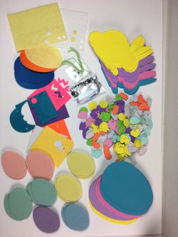 550 piece Easter Arts and Crafts and Scrapbook Embellishment Kit