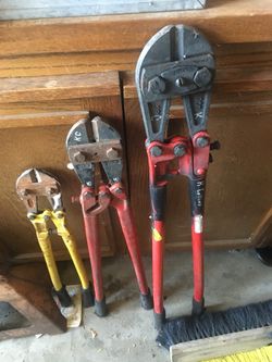 Three sets a boat cutters 24 inch 28” 36”