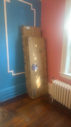 White 4-Door Wardrobe with Mirrors - Brand New