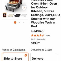 outdoor Ninja Pizza oven