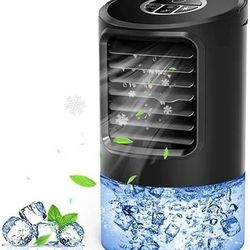 Mini Personal Air Cooler Desk Fan 3 Speeds