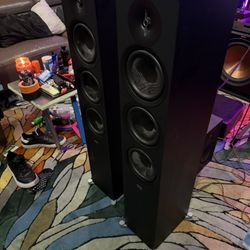  Elac Debut 3 Tower Speakers – Excellent Sound & Condition