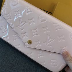 Pink Patent Leather Louis Vuitton Felicie