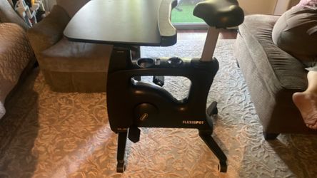 FLEXISPOT Desk Exercise Bike: Black,
