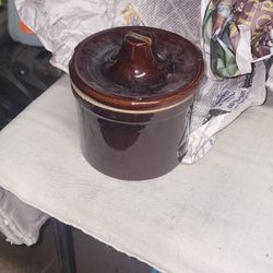 Crock With Lid