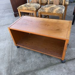 Antique danish teak TV stand