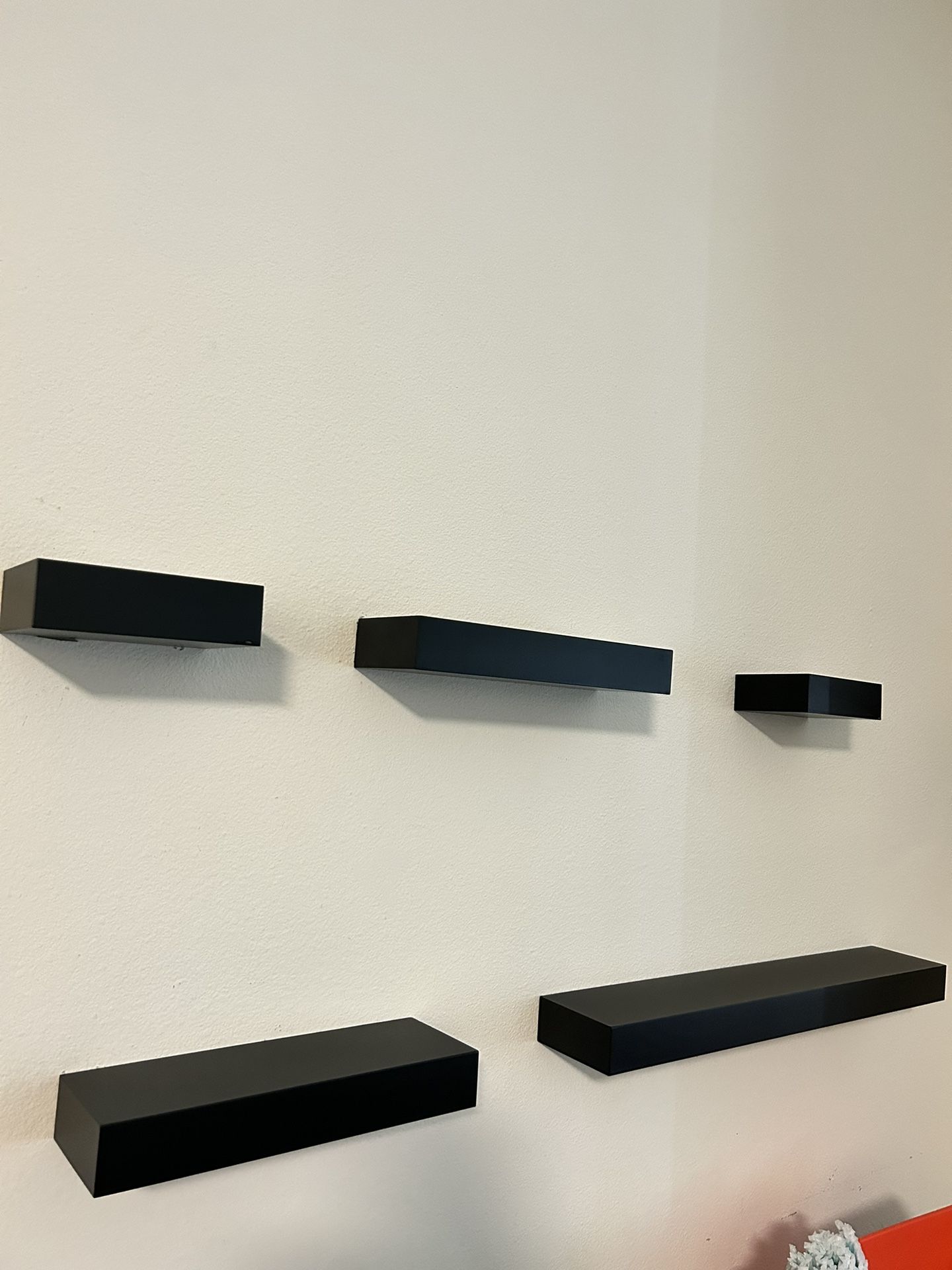 Black Modern Floating Shelves