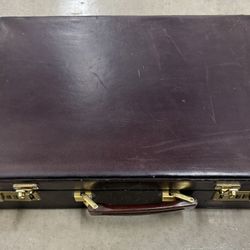 Vintage Hit Genuine Leather Attache  Briefcase
