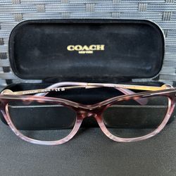 COACH HC6176 5650 Rose Tortoise Gradient Rectangle 51 mm Women's Eyeglasses