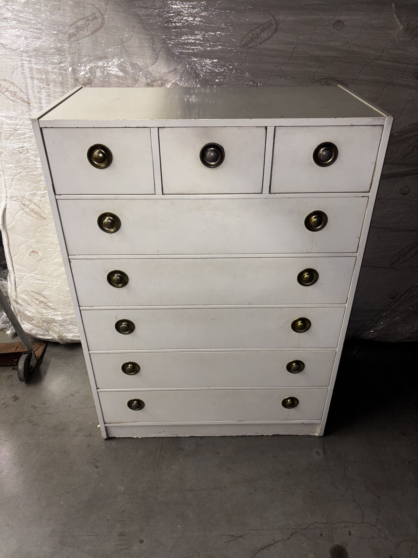 White Wooden Dresser