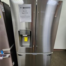 LG 28CF REFRIGERATOR 1499! 0 DOWN 0% FINANCING! 48HR DELIVERY! 1 YR WARRANTY!