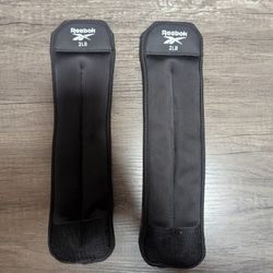 Reebok 2 lb Ankle Weights (Pair) – Adjustable, Walking / Fitness
