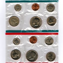 1979 P & D US MINT UNCIRCULATED 12 COIN SET IN OGP
