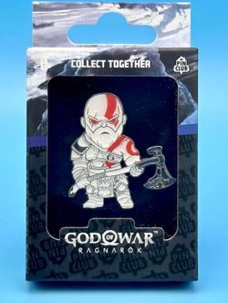 Kratos collectible pin for sale brand new in perfect condition