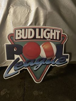 Vintage Bud Light Pool / Darts Signs