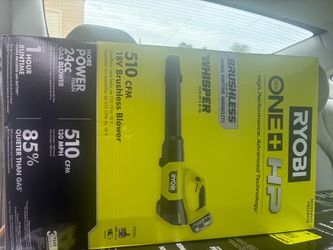 RYOBI ONE+ HP 18V Brushless Whisper Series 510 CFM / 130 MPH