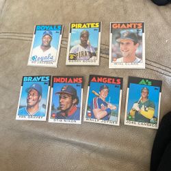 1986 Topps Traded Rookie Cards  ..mlb Baseball Mint! Barry Bonds Will Clark Bo Jackson 