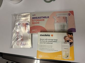 Breast Milk storage Bags + Nursing pads