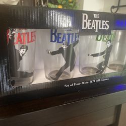 Beatles 16oz Glasses 