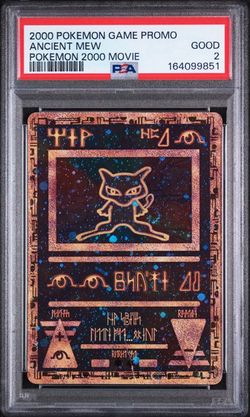 2000 Pokemon Movie Ancient Mew Promo PSA 2
