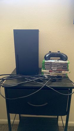 Xbox series X 1TB with accessories.