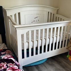 White Baby Crib