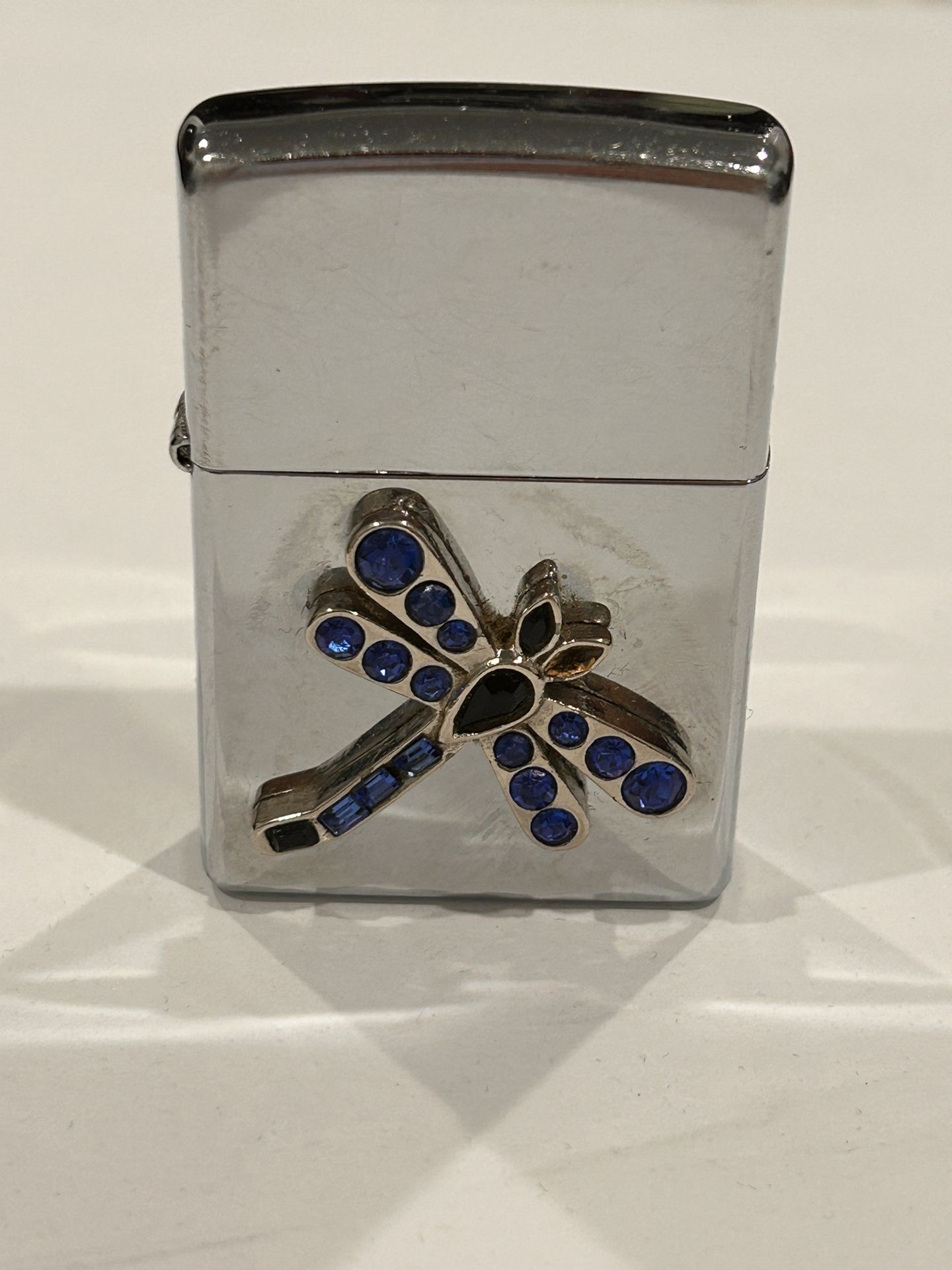 2005 Zippo Crystal Dragonfly Lighter Swarovski Crystal Retired