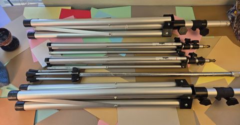 Lot of Five Photography and Light Stands
