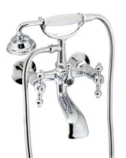 MODONA, TUB FAUCET WHIT HAND HELD SHOWER CHROME FINISH