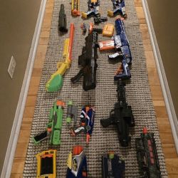 NERF GUNS!