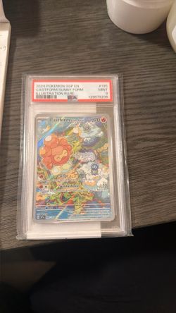 2024 Pokemon SSP EN cast form sunny form illustration rare