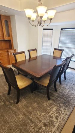 Dining Room Table & Chair Set 10 Piece